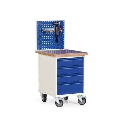 Produktbild: Werkstatt-Rollcontainer m. Lochplatte
