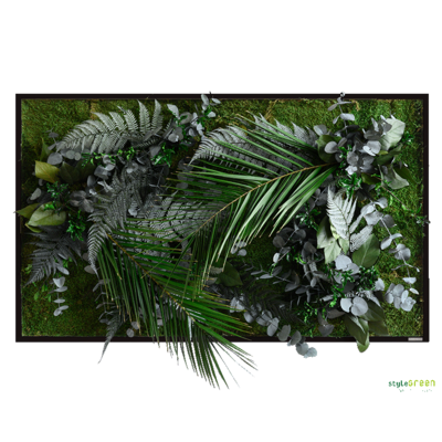 Produktbild: Pflanzenbild im Dschungeldesign 100x60