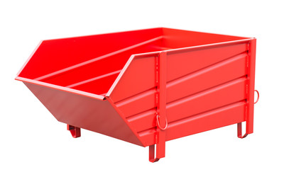 Produktbild: Baustoffbehälter BBP 100, lackiert, Feuerrot