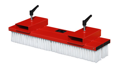 Produktbild: Gabelstapler-Kehrbesen SKB-O 100, lackiert, Feuerrot
