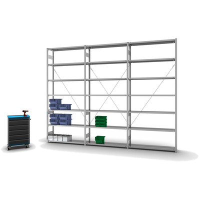 Produktbild: Fachbodenregal Grundregal