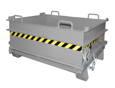 Produktbild: Baustoffcontainer BC 500, lackiert, Mausgrau