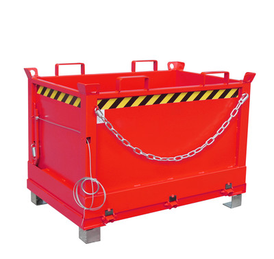 Produktbild: Klappbodenbehälter FB 500, lackiert, Feuerrot