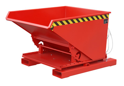 Produktbild: Kippbehälter 3S 600, lackiert, Feuerrot