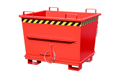 Produktbild: Klappbodenbehälter BKB 700, lackiert, Feuerrot