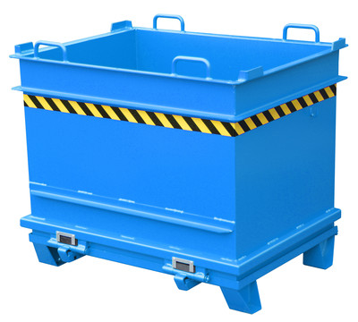 Produktbild: Baustoffcontainer BC 1000, lackiert, Lichtblau