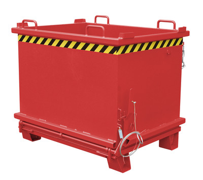Produktbild: Klappbodenbehälter SB 1000, lackiert, Feuerrot