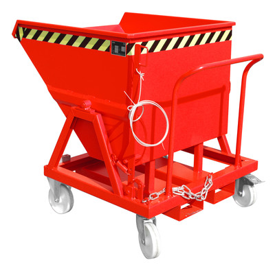 Produktbild: Kippmulde KS 400, lackiert, Feuerrot
