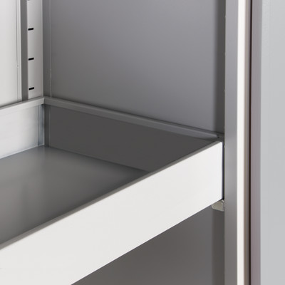 Produktbild: Fachboden mit 100 mm hohem Rand