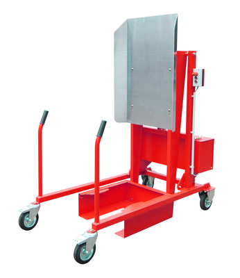 Produktbild: Mülltonnen-Kippstation MKS-12V, lackiert, Feuerrot