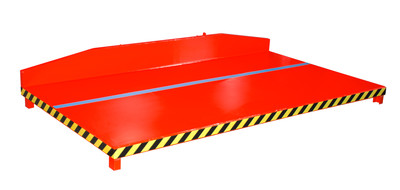 Produktbild: Restgitter-Palette RGP-1, lackiert, Feuerrot