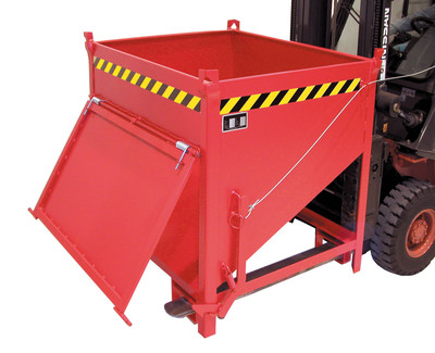 Produktbild: Silobehälter SGK 75, lackiert, Feuerrot