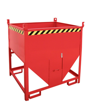 Produktbild: Silobehälter SGS 75, lackiert, Feuerrot