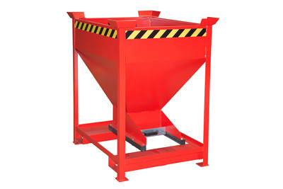 Produktbild: Silobehälter SG-D 375, lackiert, Feuerrot