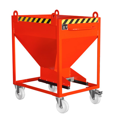 Produktbild: Silobehälter SR-D 375, lackiert, Feuerrot