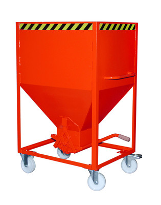 Produktbild: Silobehälter SR 600, lackiert, Feuerrot