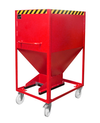 Produktbild: Silobehälter SR-D 600, lackiert, Feuerrot