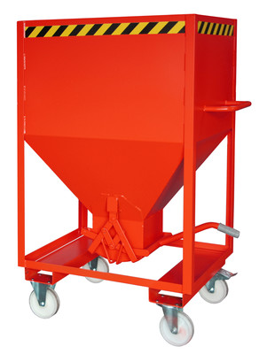 Produktbild: Silobehälter SRE 600, lackiert, Feuerrot