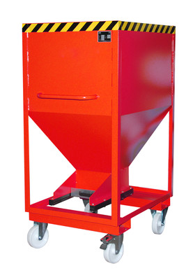 Produktbild: Silobehälter SRE-D 600, lackiert, Feuerrot