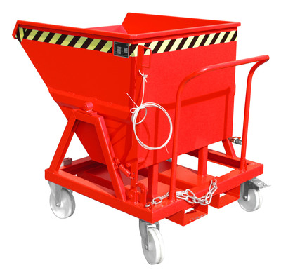 Produktbild: Späne-Kippmulde SKS 400, lackiert, Feuerrot