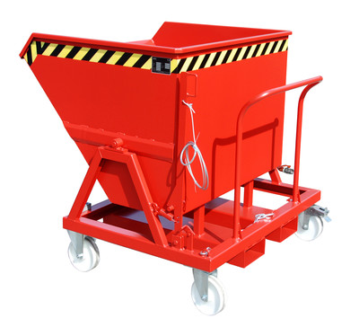 Produktbild: Späne-Kippmulde SKS 550, lackiert, Feuerrot