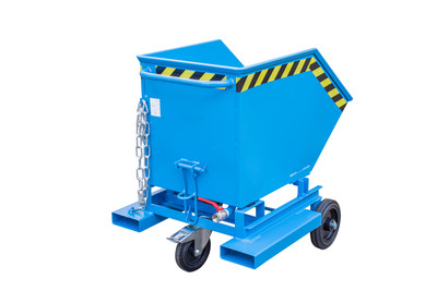 Produktbild: Späne-Kastenwagen SKW-ET 250, lackiert, Lichtblau