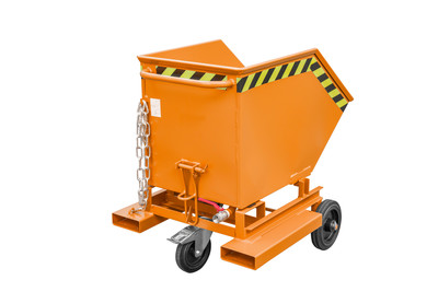 Produktbild: Späne-Kastenwagen SKW-ET 250, lackiert, Gelborange