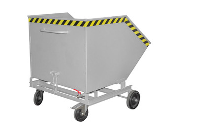 Produktbild: Späne-Kastenwagen SKW 1000, lackiert, Mausgrau