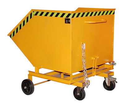 Produktbild: Späne-Kastenwagen SKW-ET 1000, lackiert, Gelborange