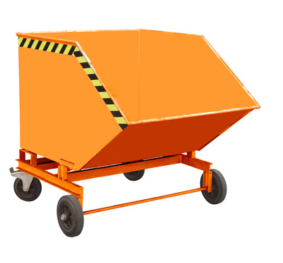 Produktbild: Späne-Kastenwagen SKW 1000, lackiert, Gelborange