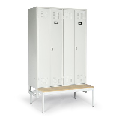 Produktbild: Kleiderschrank S/W m. Sitzbank
