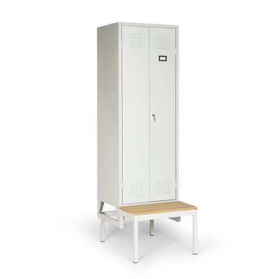 Produktbild: Kleiderschrank S/W m. Sitzbank