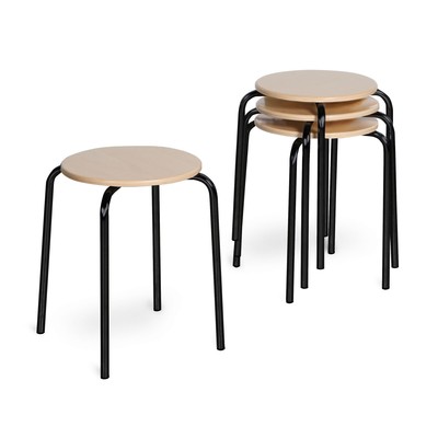 Produktbild: Stahlrohrhocker, stapelbar