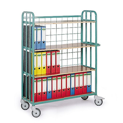 Produktbild: Stahlrohr-Etagenwagen mit 4 Ladeflächen