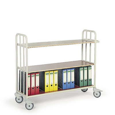 Produktbild: Stahlrohr-Etagenwagen mit 3 Ladeflächen