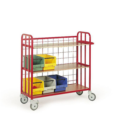 Produktbild: Stahlrohr-Etagenwagen mit 3 Ladeflächen