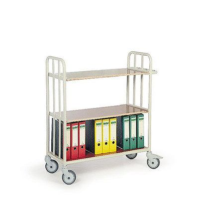 Produktbild: Stahlrohr-Etagenwagen mit 3 Ladeflächen