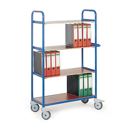 Produktbild: Stahlrohr-Etagenwagen mit 4 Ladeflächen