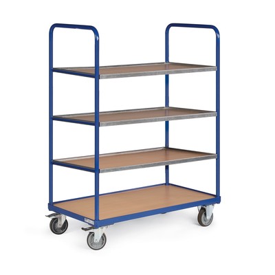 Produktbild: Etagenwagen basic,obere Ladeflächen mit Kante