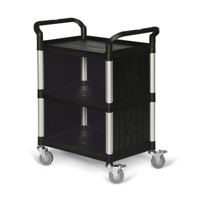 Produktbild: Kunststoff-Etagenwagen mit 3 Ladeflächen