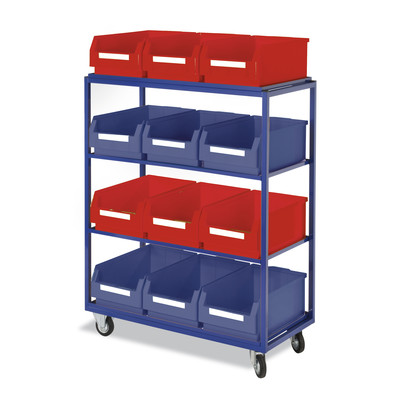 Produktbild: Beistell- und Kommissionierwagen RAL 5010