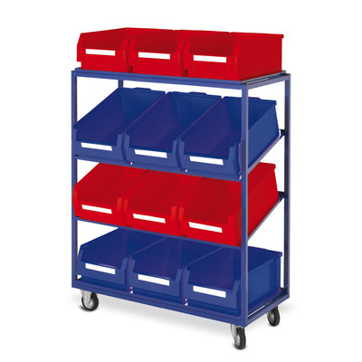 Produktbild: Beistell- und Kommissionierwagen RAL 5010