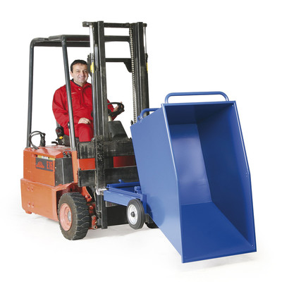 Produktbild: Blechkasten-Wagen mit 600 Liter Inhalt