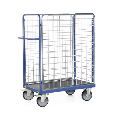 Produktbild: Paketwagen mit 4 Gitterwänden