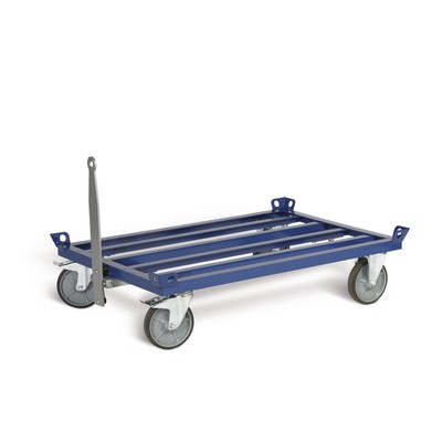 Produktbild: Routenzug-Palettenroller mit Deichsel,Kupplungsbolzen
