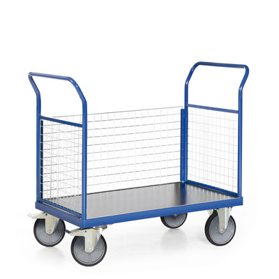Produktbild: Plattformwagen mit Gitterstirnwand