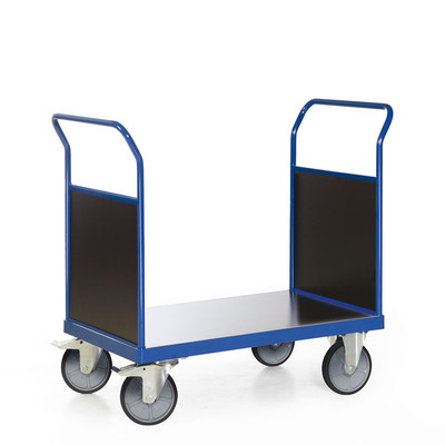 Produktbild: Plattformwagen mit Holzstirnwand