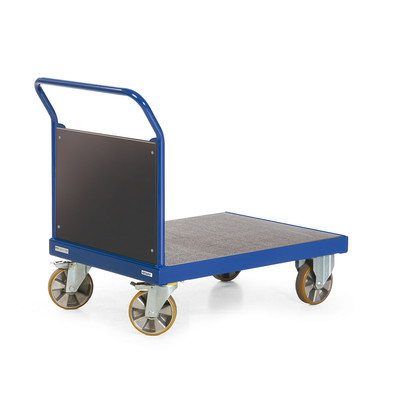 Produktbild: Schwerlast-Plattformwagen mit Holzstirnwand