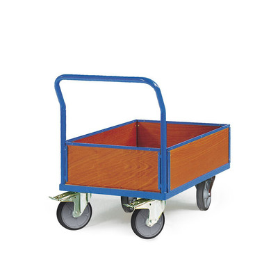 Produktbild: Plattformwagen mit umlaufender Bordwand