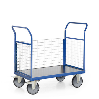 Produktbild: Plattformwagen mit Gitterstirnwand